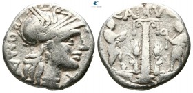 Ti. Minucius C.f. Augurinus 134 BC. Rome. Denarius AR
