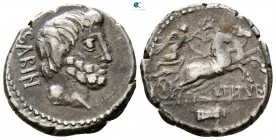 L. Titurius L.f. Sabinus 89 BC. Rome. Denarius AR