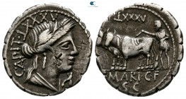 C. Marius C.f. Capito 81 BC. Rome. Serratus AR