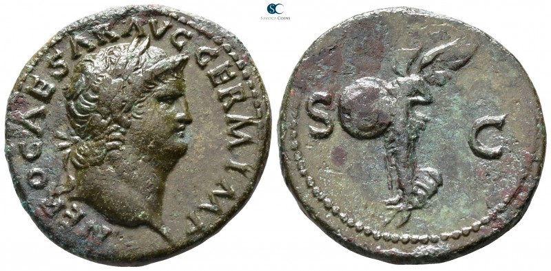 Nero AD 54-68. Rome
As Æ

 29mm., 10,69g.



very fine