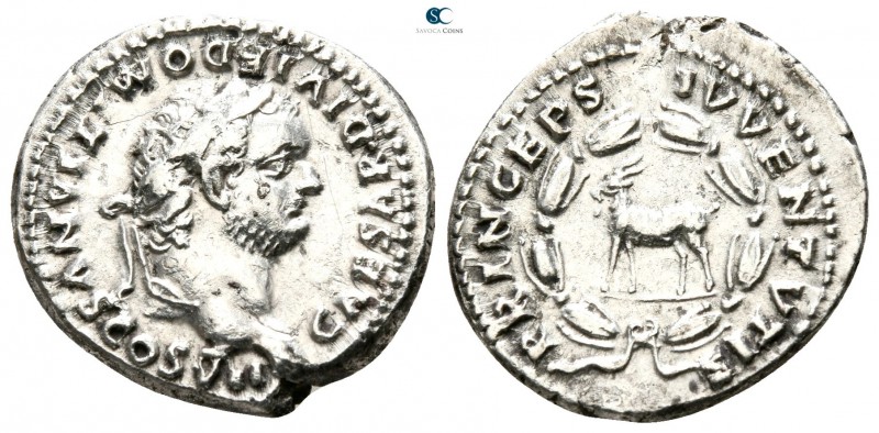 Domitian AD 81-96. Rome
Denarius AR

 18mm., 3,34g.



very fine