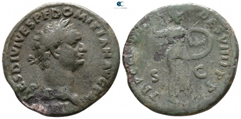 Domitian AD 81-96. Rome
As Æ

 27mm., 9,27g.



nearly very fine