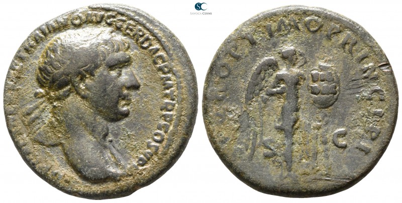 Trajan AD 98-117. Rome
As Æ

 27mm., 12,37g.



nearly very fine