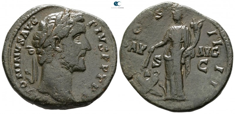 Antoninus Pius AD 138-161. Rome
Sestertius Æ

 31mm., 19,78g.



nearly v...