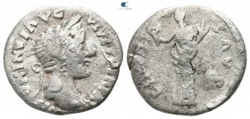 Antoninus Pius AD 138-161. Contemporary imitation (?). Uncertain mint. Denarius AR