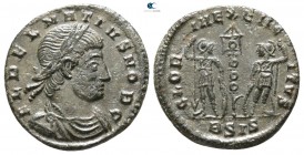 Delmatius AD 335-337. As Caesar. Siscia. Reduced Centenionalis Æ