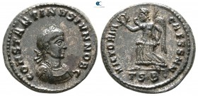 Constantinus II AD 337-340. Thessaloniki. Follis Æ