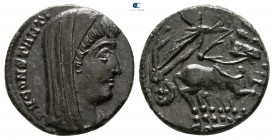 Divus Constantinus I AD 337. Uncertain mint. Follis Æ