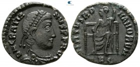 Gratian AD 375-383. Thessaloniki. Follis Æ
