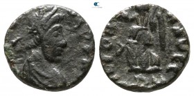 Valentinian III AD 425-455. Rome. Nummus Æ