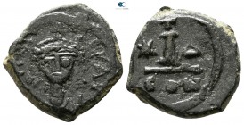 Maurice Tiberius AD 582-602. Struck circa AD 583-585. Constantinople. Decanummium Æ