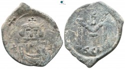 Constans II AD 641-668. Struck AD 650-651. Syracuse. Follis Æ