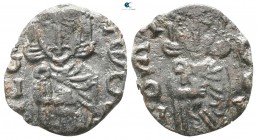 Leo III the "Isaurian", with Constantine V. AD 717-741. Syracuse. Follis Æ