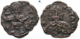Leo III the Isaurian AD 717-741. Syracuse. Half follis Æ