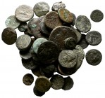 Lot of ca. 55 greek bronze coins / SOLD AS SEEN, NO RETURN!

fine