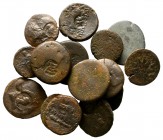 Lot of ca. 15 greek bronze coins / SOLD AS SEEN, NO RETURN!

fine