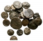 Lot of ca. 25 greek bronze coins / SOLD AS SEEN, NO RETURN!

fine