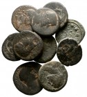 Lot of ca. 10 roman bronze coins / SOLD AS SEEN, NO RETURN!

very fine