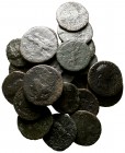 Lot of ca. 22 roman bronze coins / SOLD AS SEEN, NO RETURN!

fine