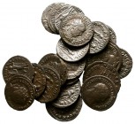 Lot of ca. 21 roman bronze coins / SOLD AS SEEN, NO RETURN!

fine