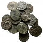 Lot of ca. 20 late roman bronze coins / SOLD AS SEEN, NO RETURN!

very fine