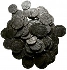 Lot of ca. 62 roman bronze coins / SOLD AS SEEN, NO RETURN!

very fine
