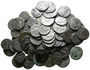 Lot of ca. 80 roman bronze coins / SOLD AS SEEN, NO RETURN!

very fine