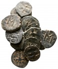 Lot of ca. 15 byzantine bronze coins / SOLD AS SEEN, NO RETURN!

nearly very fine