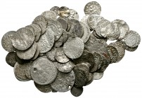 Lot of ca. 100 medieval silver coins / SOLD AS SEEN, NO RETURN!

fine