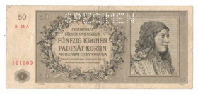 Czechy i Morawy, 50 koron 1944 - WZÓR