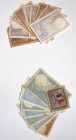 Francja, Zestaw banknotów (17 egzemplarzy)