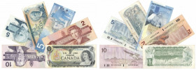 Kanada, Zestaw banknotów