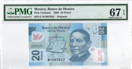 Meksyk, 20 Peso 2008
