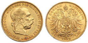 Austria, Franz Joseph, 10 kronen 1896