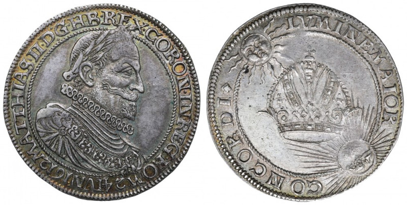 Germany, Frankfurt, 2 ducats silver 1612 Bardzo ładnie zachowany egzemplarz. Mon...