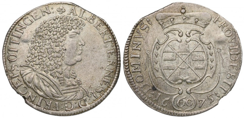 Germany, Öttingen, 1 gulden 1675 Ładny egzemplarz z dobrze zachowanymi detalami....