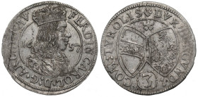 Austria, 3 kreuzer 1657