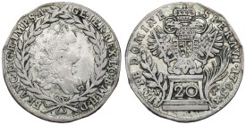 Austria, 20 kreuzer 1763
