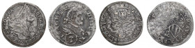 Austria, Zestaw 3 krajcary 1626-1703