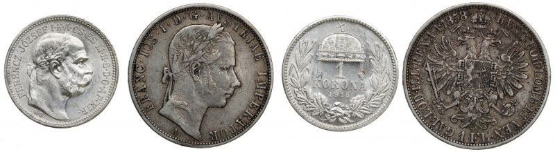 Austria, Lot of silver coins Ładne egzemplarze. Koronówka w pięknym stanie. 

...