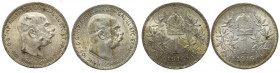 Austria, 1 corona 1916 (2 pcs)