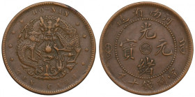 Chiny, Ho-Nan, 10 cash 1905
