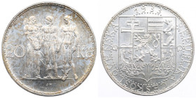 Czechoslovakia, 20 korun 1933