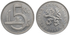 Czechoslovakia, 5 korun 1926