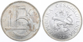 Czechoslovakia, 5 korun 1929