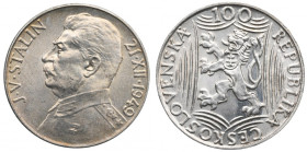 Czechoslovakia, 100 koron 1949