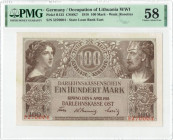 Kowno, 100 marek 1918 - PMG 58