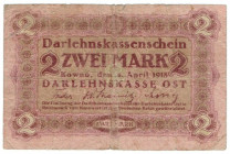 Kowno, 2 marki 1918