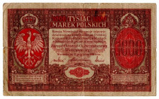 II RP, 1000 marek polskich 1916, Generał
