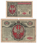 Zestaw, 50 mkp 1917 jenerał i 2 mkp 1917 generał
